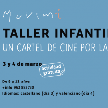 Taller infantil - Un cartel de cine por la Igualdad -