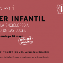 Taller infantil «La oca de la enciclopedia y el siglo de las luces»