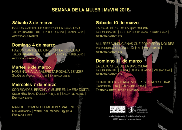 Programa Semana de la Mujer