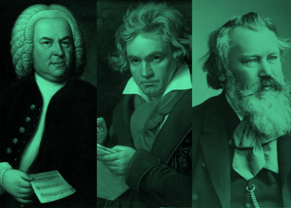 Las tres Bs: Bach, Beethoven, Brahms