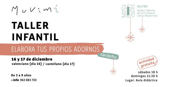 Cartel taller infantil